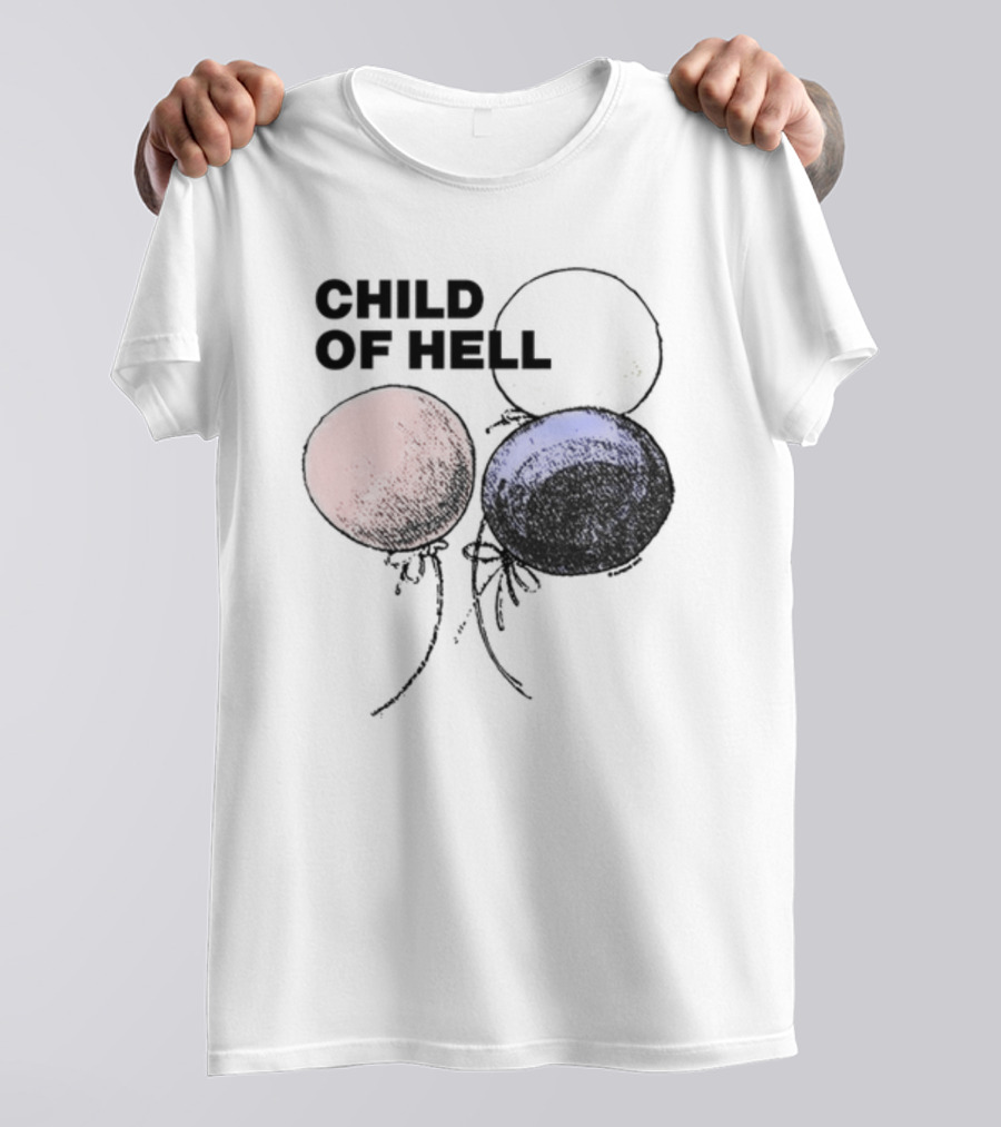 Child Of Hell Floating Balloons Dark T-Shirt