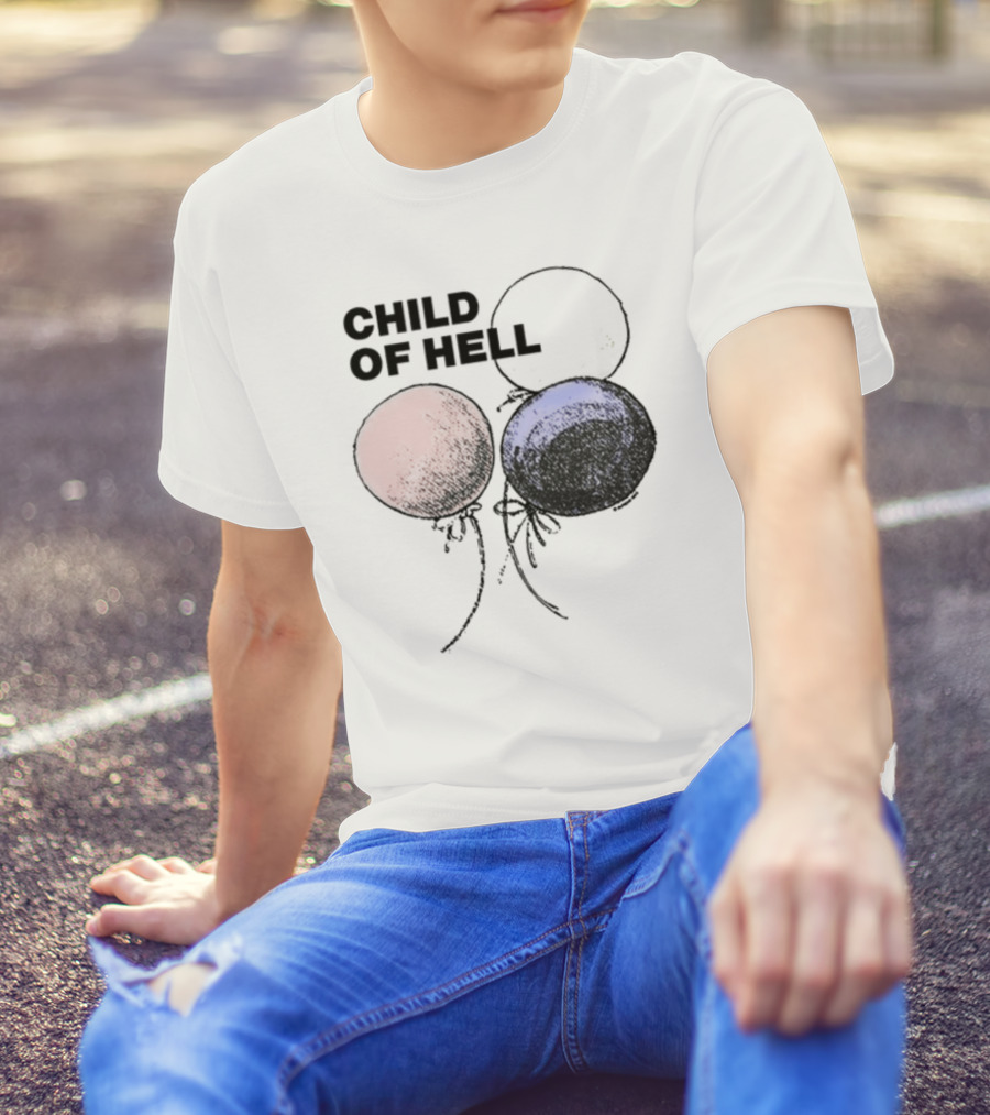Child Of Hell Floating Balloons Dark T-Shirt