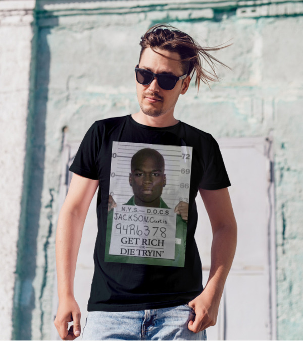 Curtis Jackson Get Rich Or Die Tryin' Mugshot 94R6378 T-Shirt