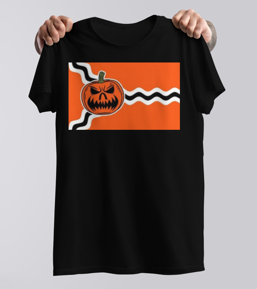 St. Louis Flag Inspired Pumpkin Halloween T-Shirt