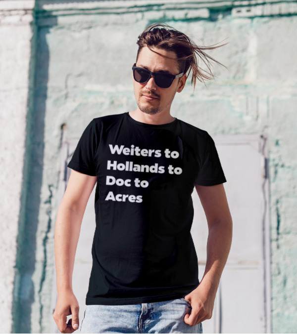 Weiters Hollands Doc Acres Football Names Sequence T-Shirt