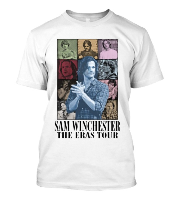 Sam Winchester The Eras Tour Retro Collage T-Shirt