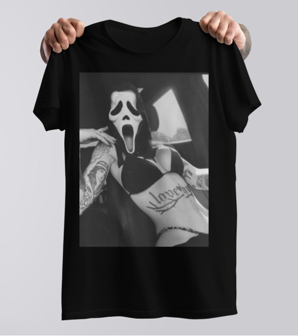 Paigeamaze Scream If U Need Me Lover Girl Mask Tattoo Body T-Shirt