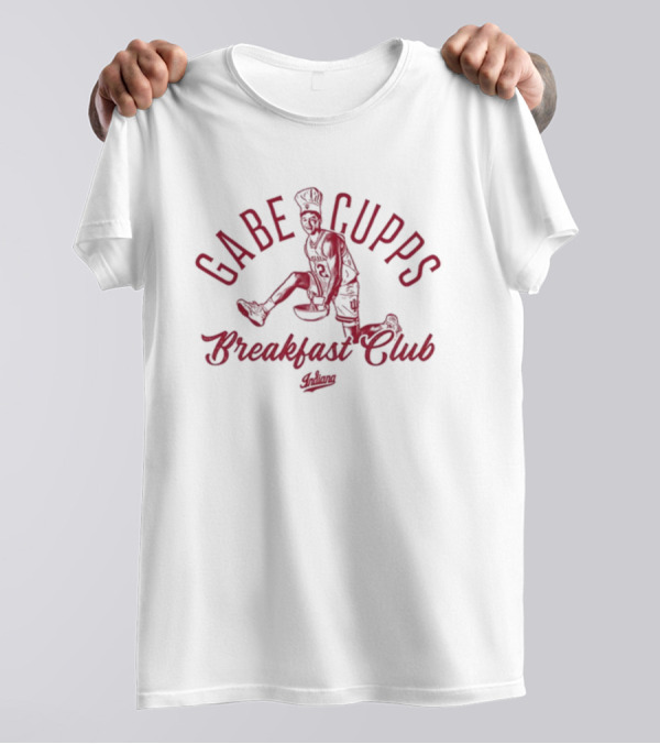 Gabe Cupps Basketball Breakfast Club Indiana T-Shirt