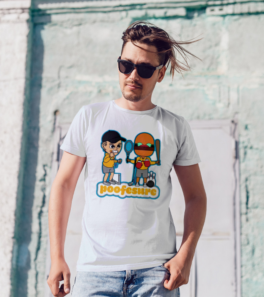 Poofesure Wii Sports Parody With Gaming And Boxing Elements T-Shirt