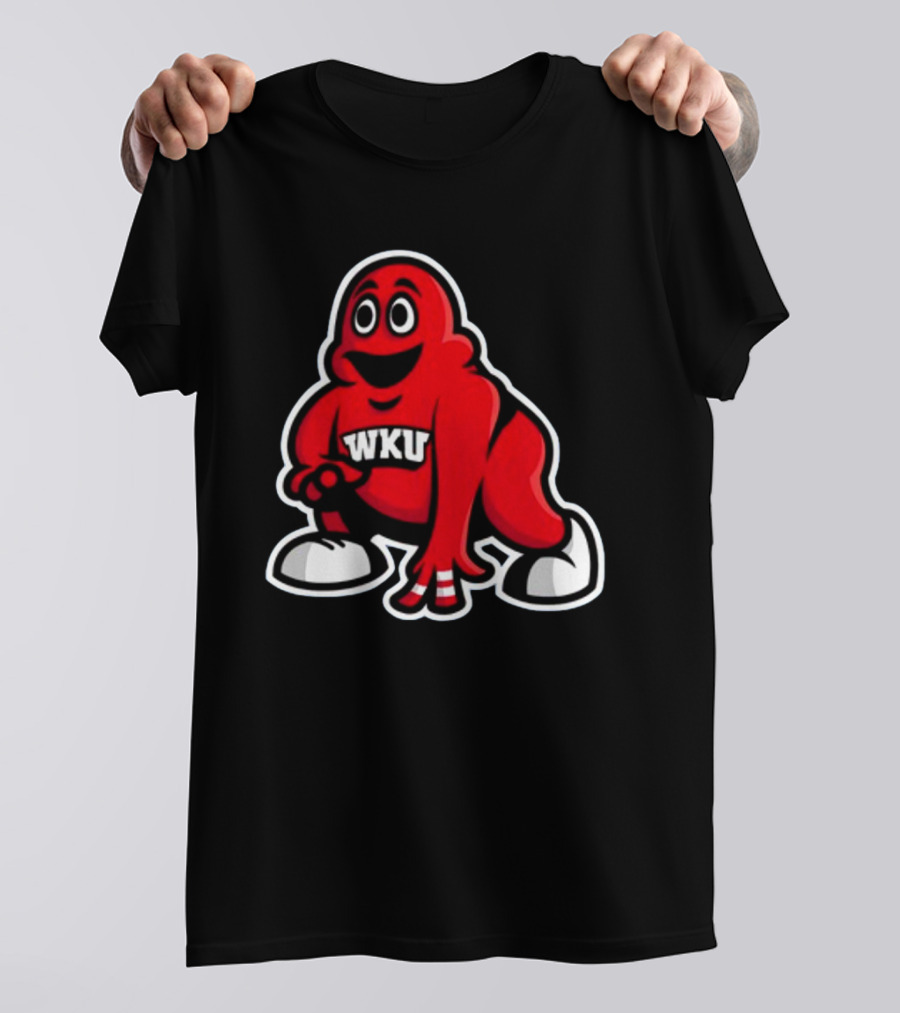 WKU Big Red Linemen Character T-Shirt