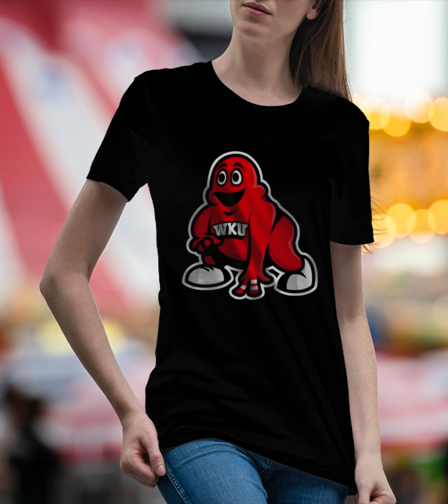 WKU Big Red Linemen Character T-Shirt