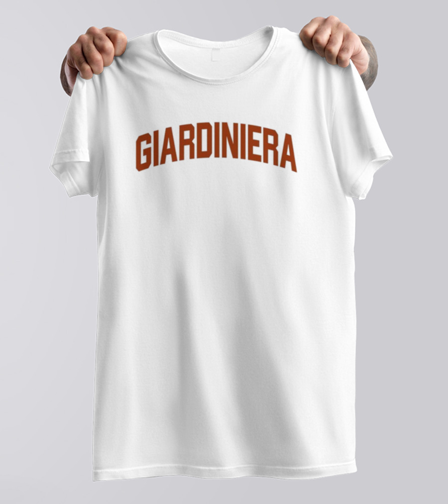 Eddie Giardiniera Bold Lettering T-Shirt
