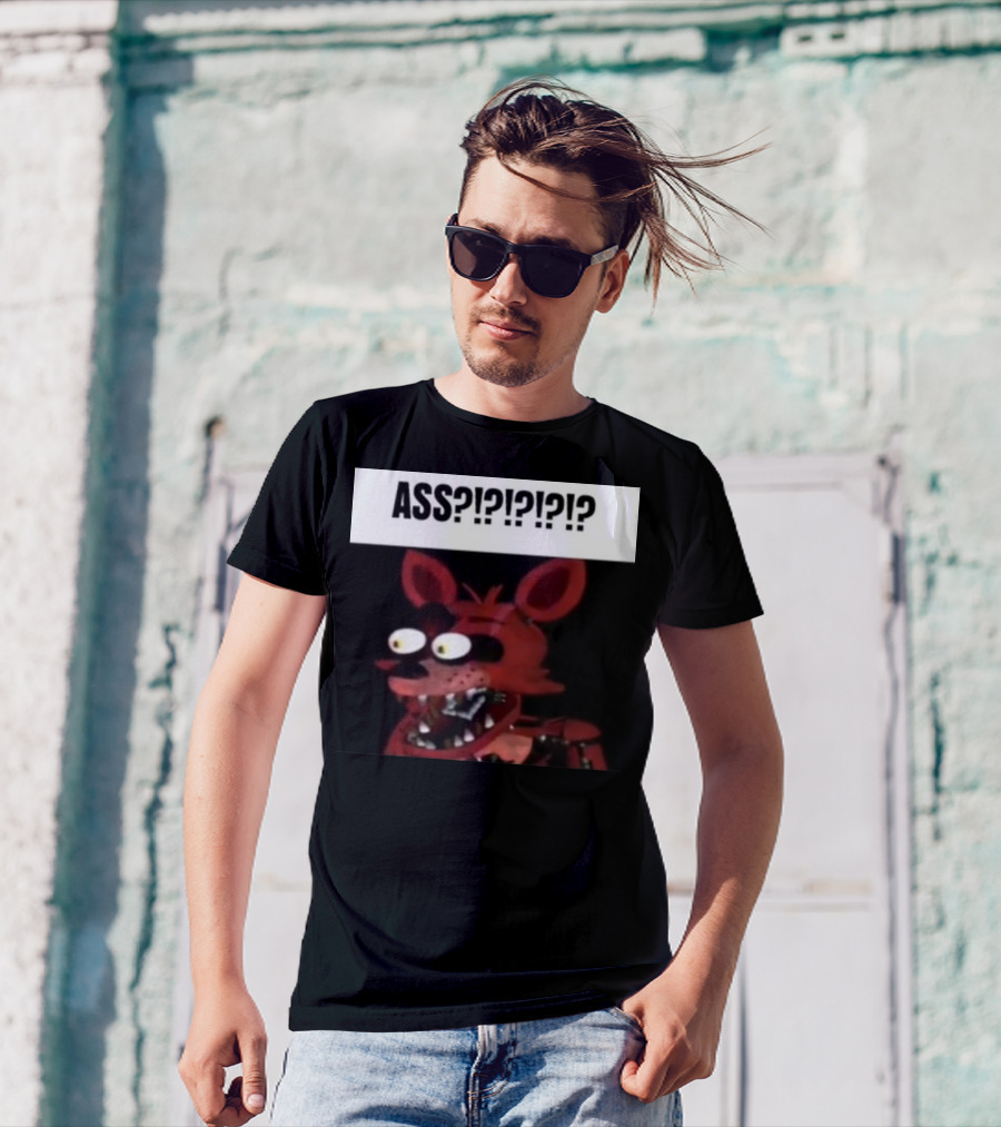ASS Foxy FNAF Reaction Face T-Shirt