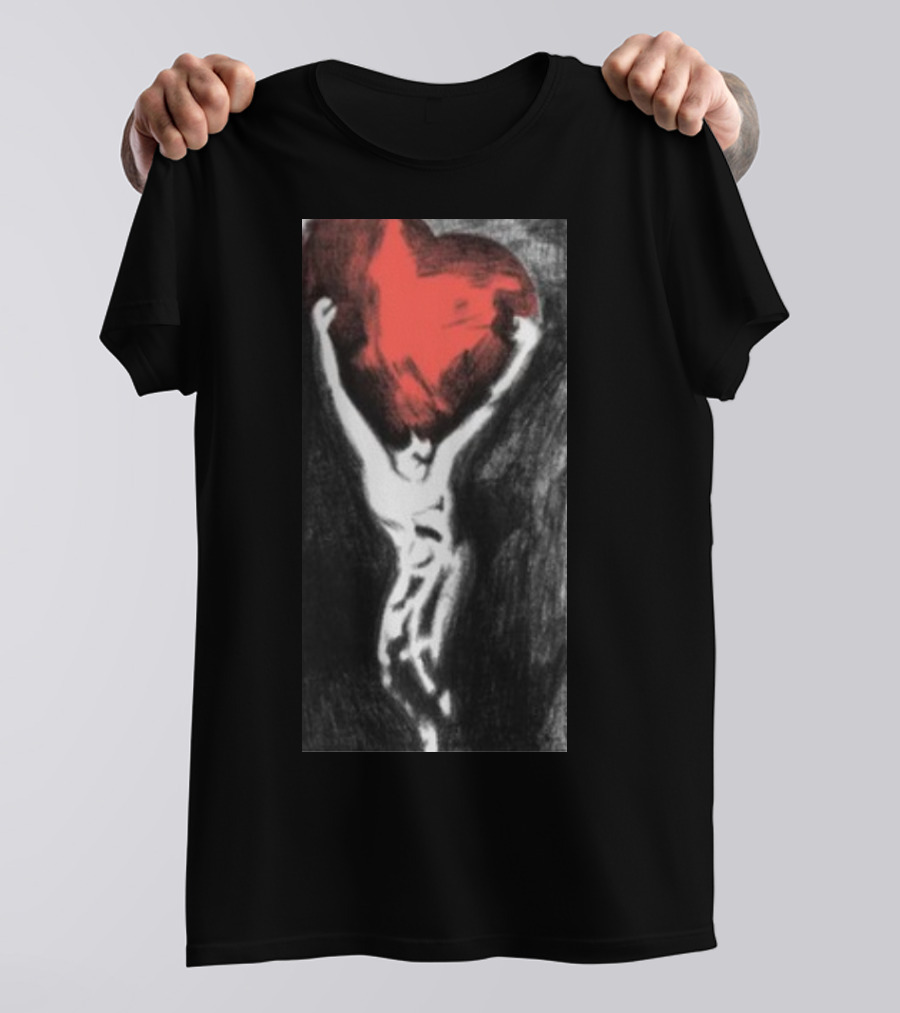 Rider Love Red Heart Embrace T-Shirt