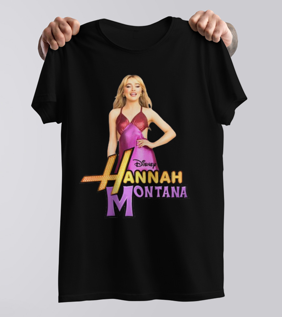 Disney Hannah Montana Sabrina Carpenter Iconic Crossover T-Shirt