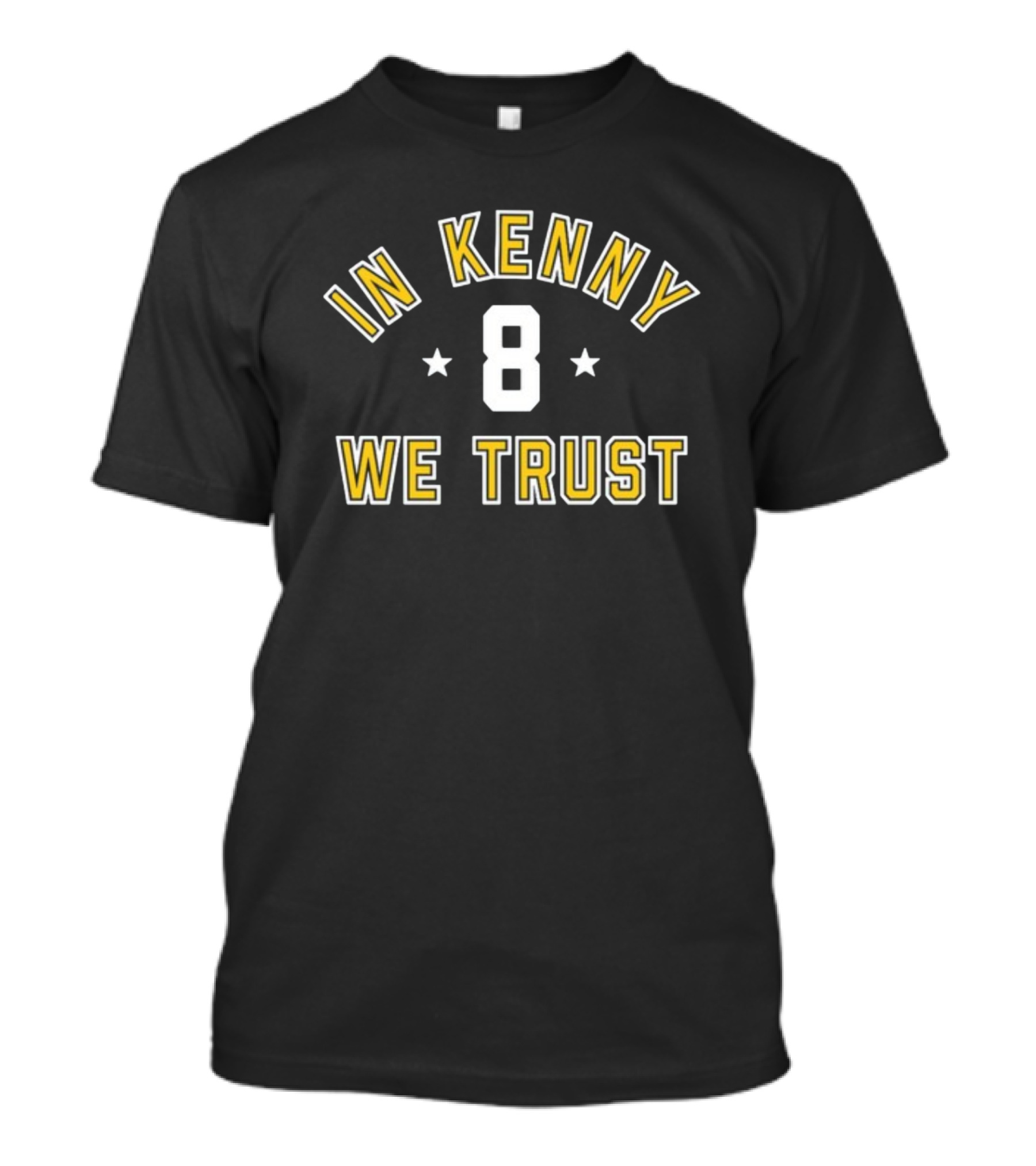 Pittsburghclothingcompany In Kenny We Trust Number 8 T-Shirt