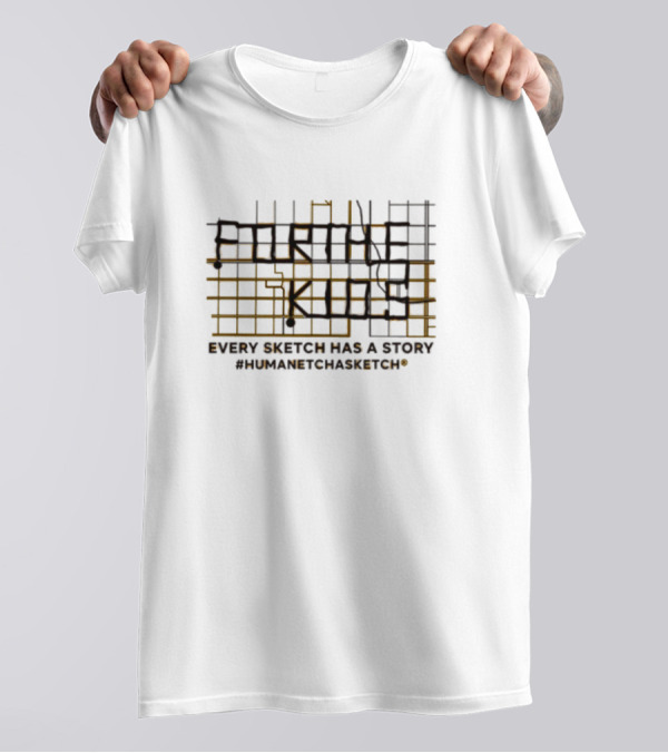 BURNT THE KURDS Every Sketch Has A Story #Humanetchasketch T-Shirt