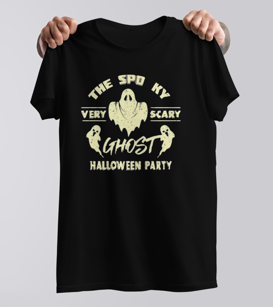 The Spooky Very Scary Ghost Halloween Party T-Shirt