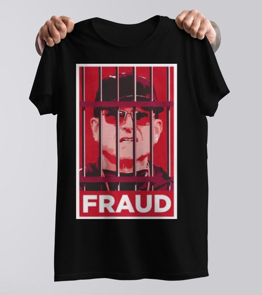 Nebraska Fraud Bars Red T-Shirt