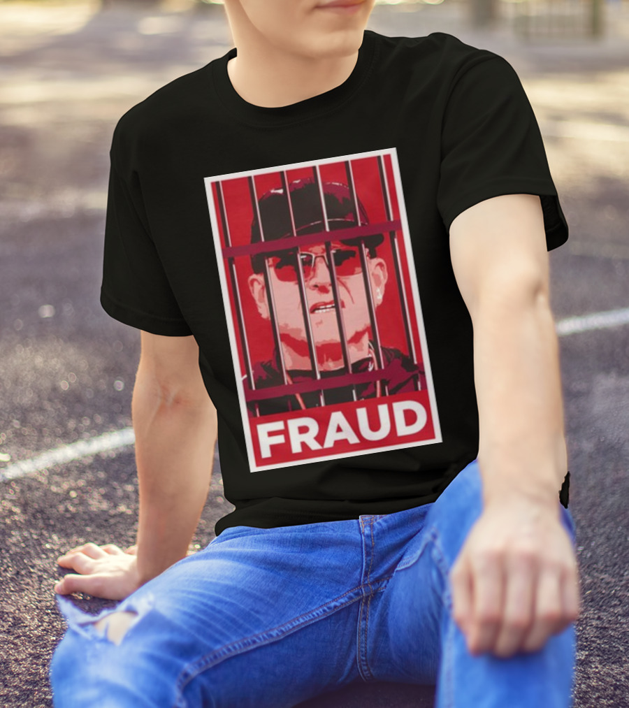 Nebraska Fraud Bars Red T-Shirt