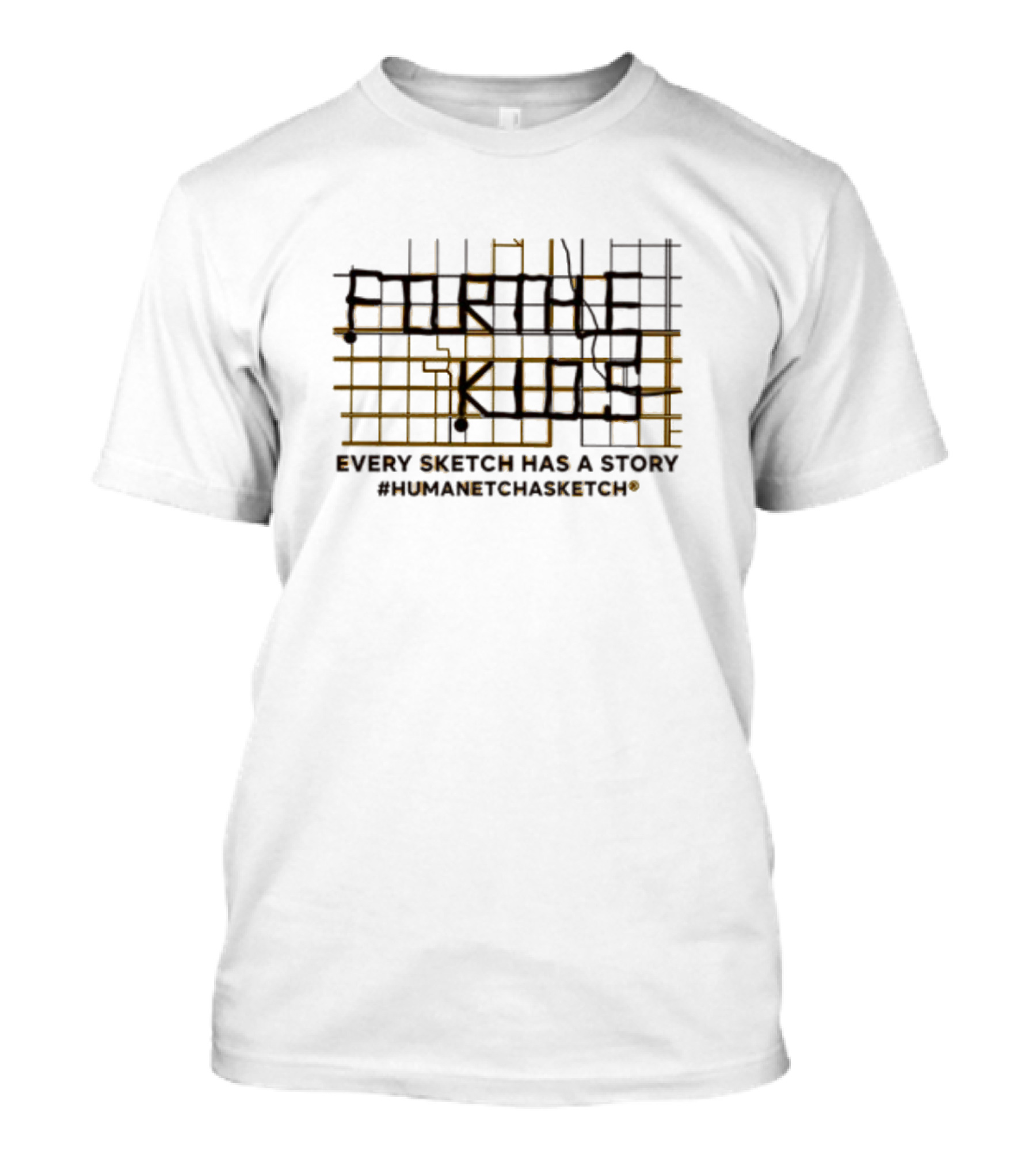 Push The Knob Every Sketch Has A Story #Humanetchasketch T-Shirt