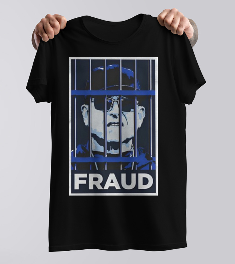 Harbaugh Behind Bars Fraud T-Shirt