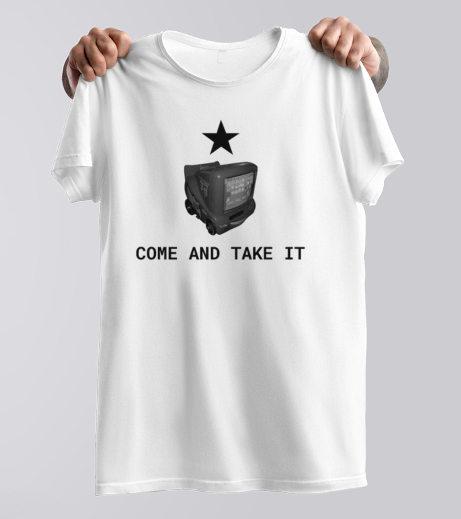 Tenacityok Come And Take It Lightning Mcqueen TV Star T-Shirt