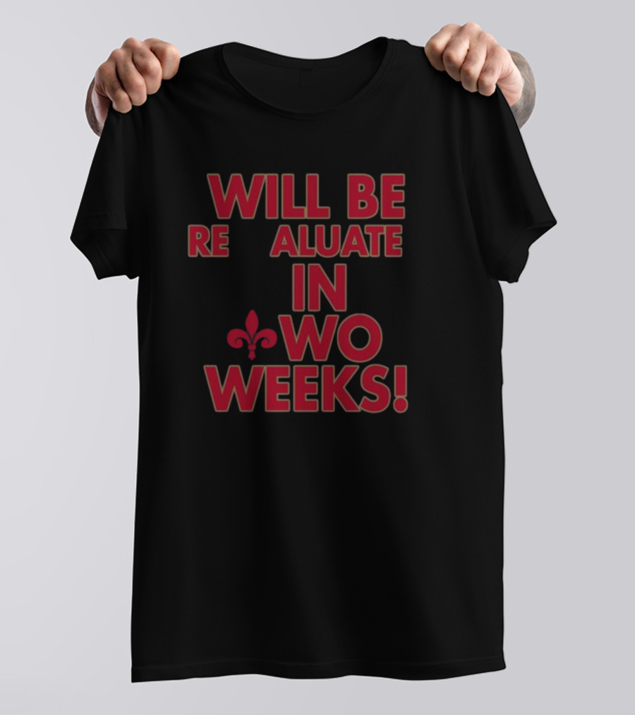 WILL BE REEVALUATED IN WO WEEKS Fleur-de-Lis Red T-Shirt