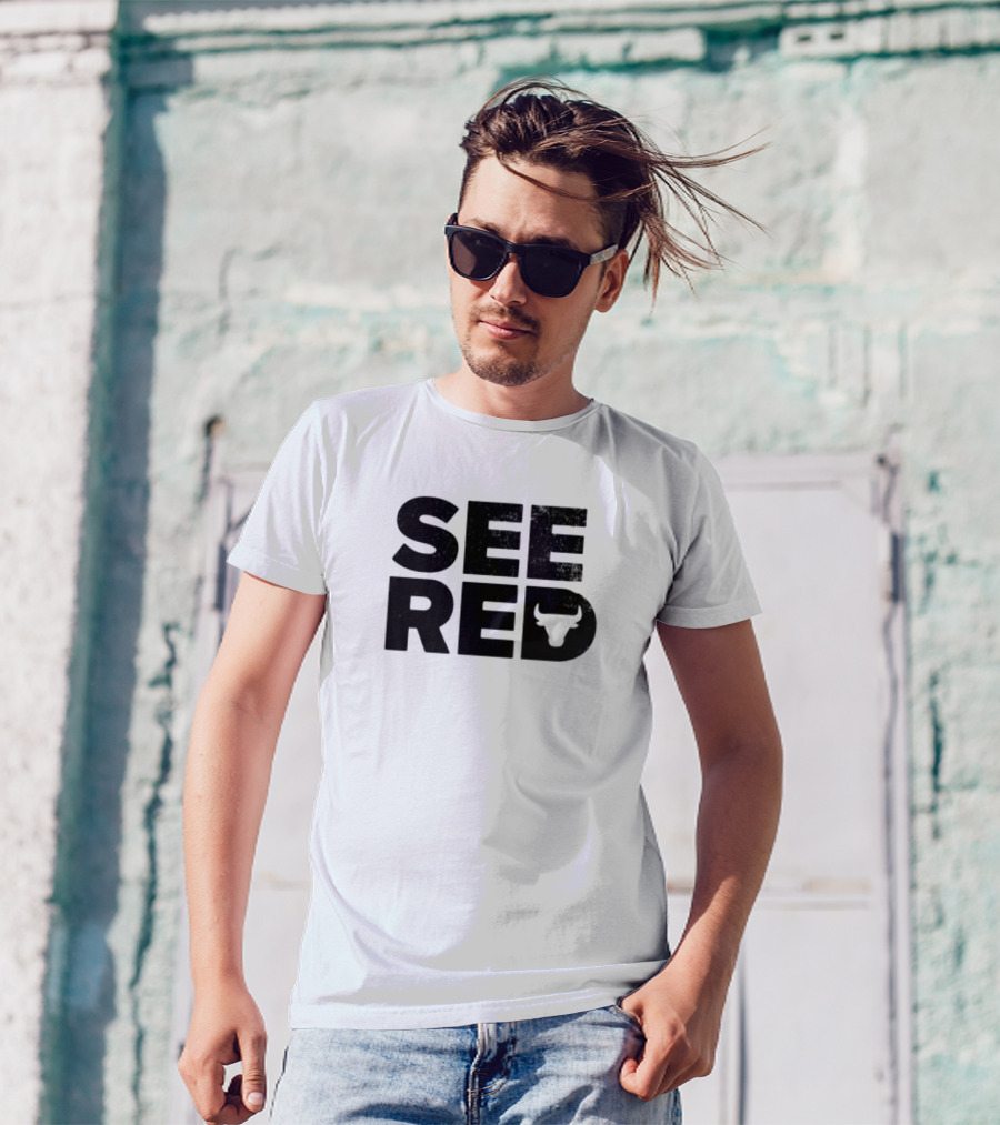 See Red Bulls Logo Emblem T-Shirt
