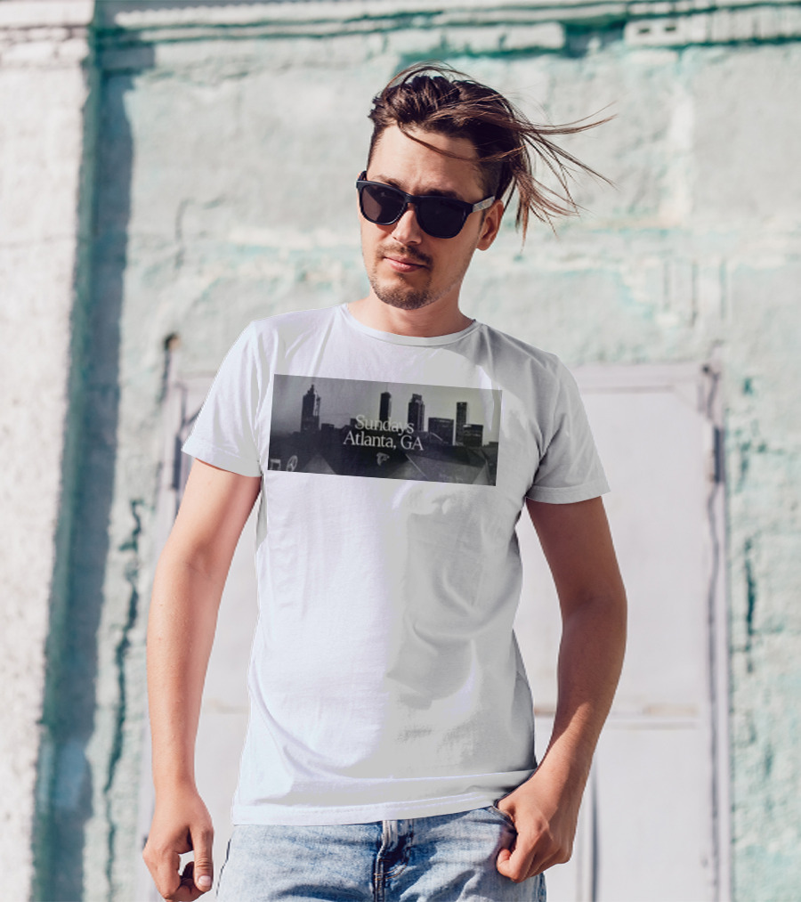 Dorlandoajc Atlanta GA Sundays Skyline Falcons Football T-Shirt