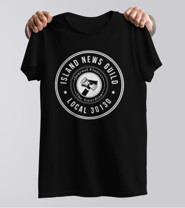Island News Guild Journal Pioneer The Guardian Local 30130 T-Shirt