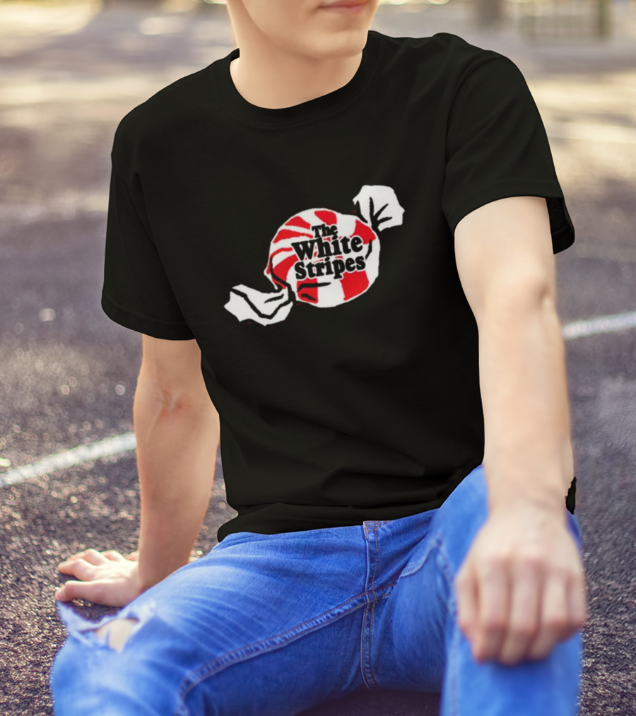 Whitestripesstore The White Stripes Peppermint Candy T-Shirt