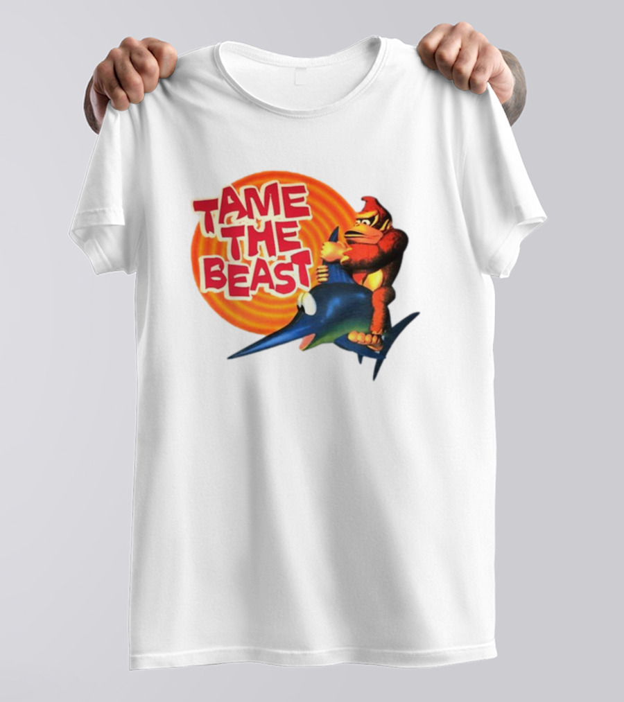 Donkey Kong Country SNES Tame The Beast Promo T-Shirt