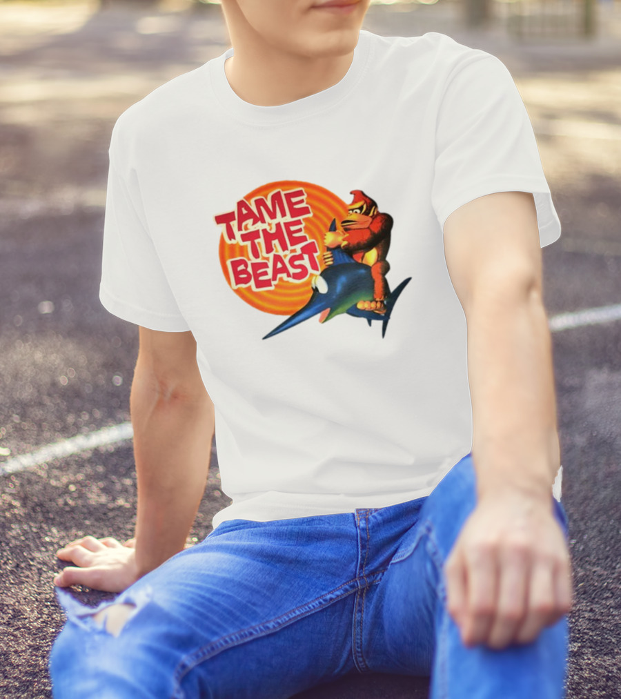 Donkey Kong Country SNES Tame The Beast Promo T-Shirt