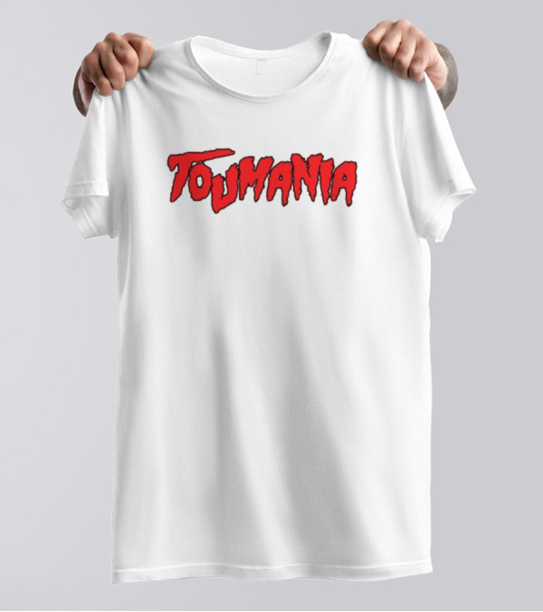 Basketghoul Toumania Spooky Text T-Shirt