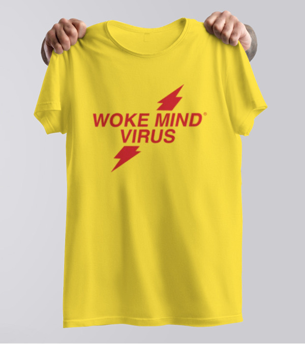 Woke Mind Virus Lightning Bolt T-Shirt