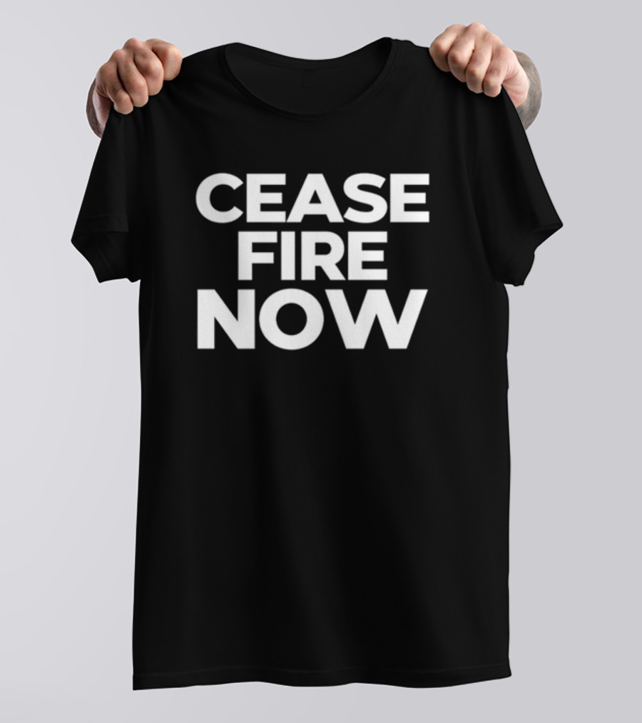 Cease Fire Now Peace Advocacy T-Shirt
