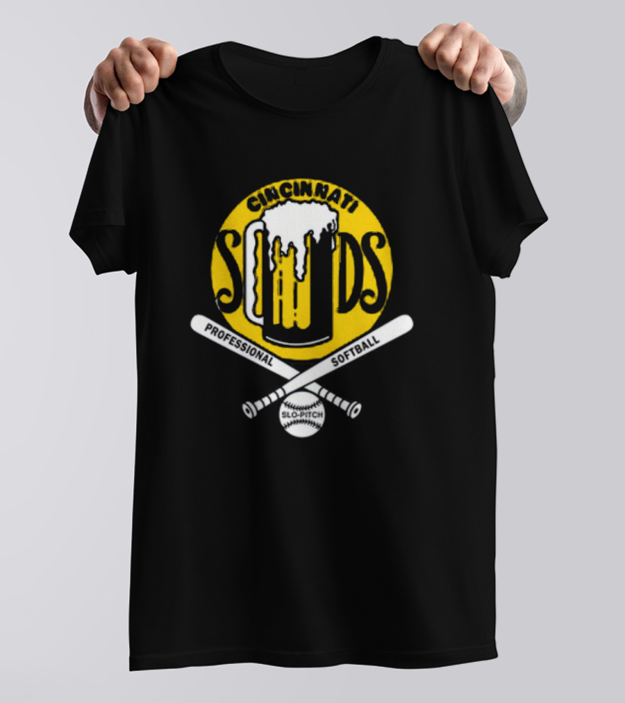Cincinnati Suds Slo-Pitch Softball Professional T-Shirt