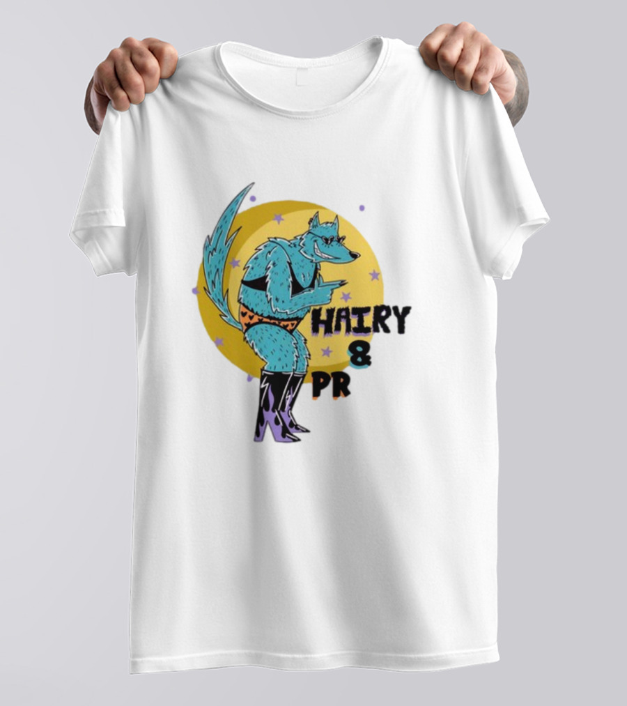 Hairy And Proud Moonlit Werewolf T-Shirt