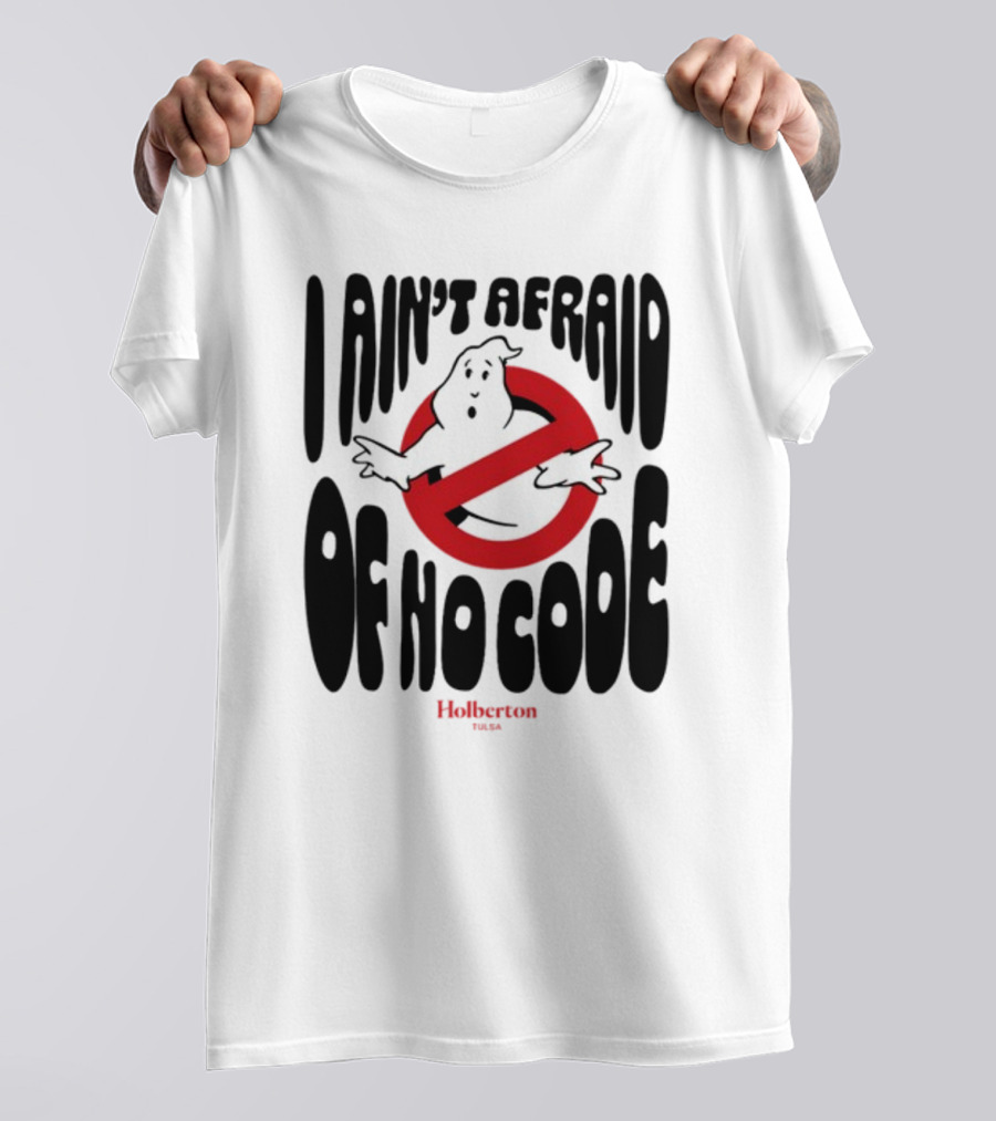 I Ain't Afraid Of No Code Julien Barbier Holberton Ghostbusters T-Shirt