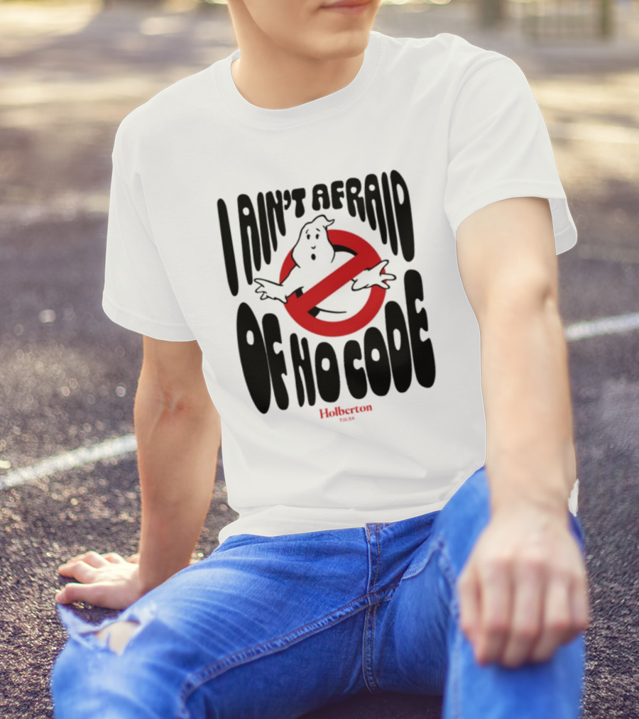 I Ain't Afraid Of No Code Julien Barbier Holberton Ghostbusters T-Shirt