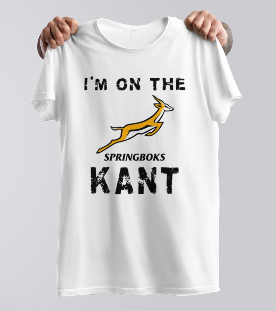 I'm On The Springboks Kant Rugby Fan Iconic T-Shirt