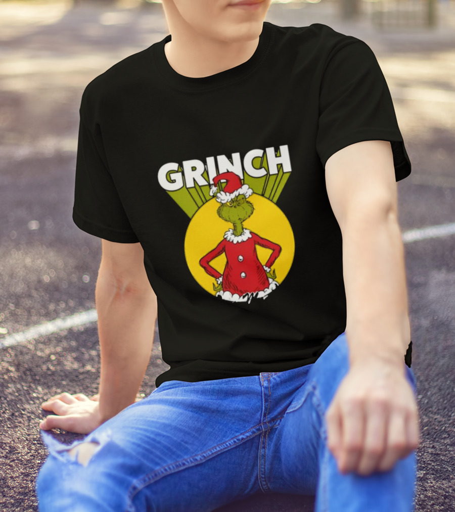 Junior's Dr. Seuss The Grinch You're A Mean One Christmas T-Shirt