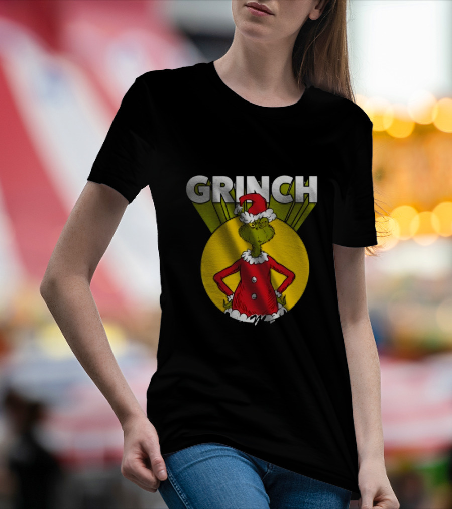 Junior's Dr. Seuss The Grinch You're A Mean One Christmas T-Shirt