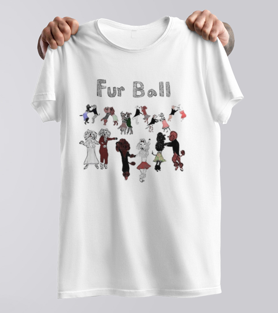 Fur Ball Dancing Animals Party T-Shirt