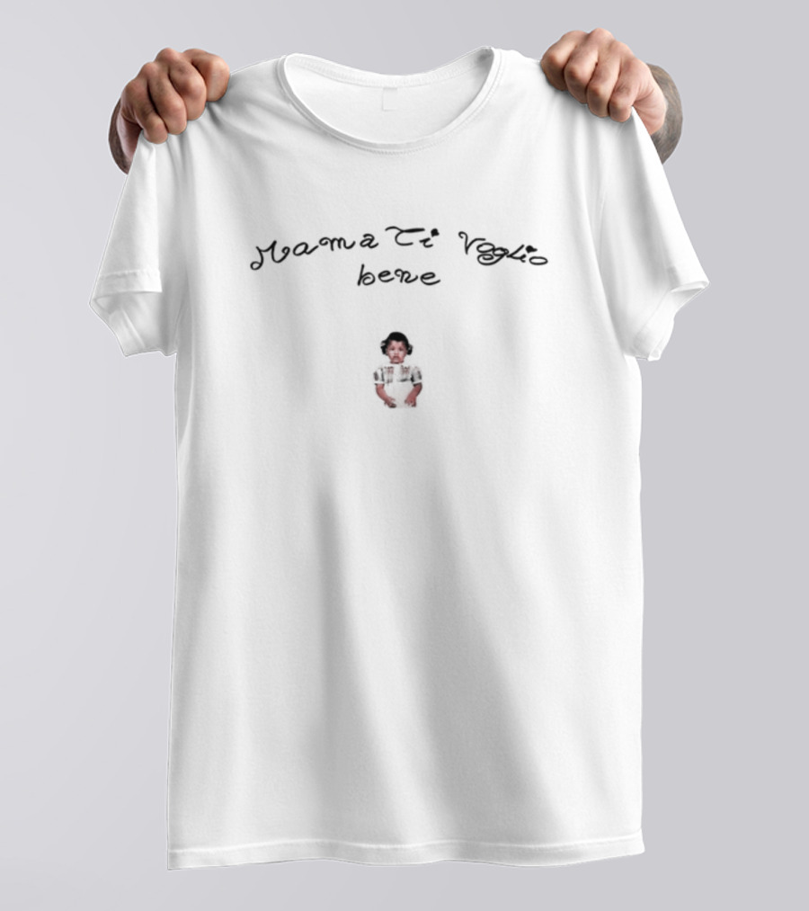 Mama Ti Voglio Bene Red Figure T-Shirt