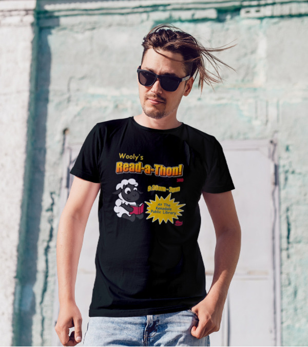 Wooly's Read-a-Thon 3rd At The Kenzdale Public Library 9:30am-3pm T-Shirt