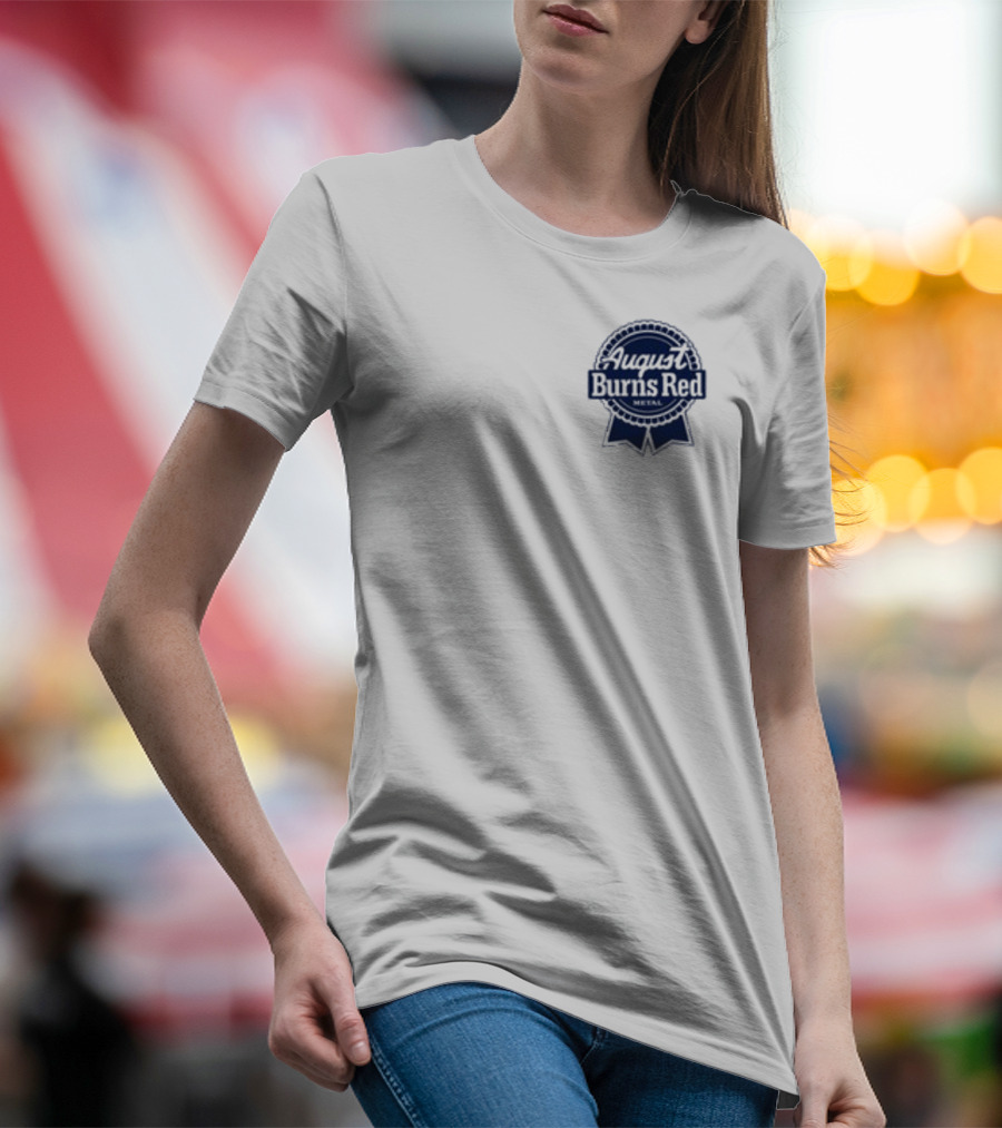August Burns Red Beer Can Design White T-Shirt