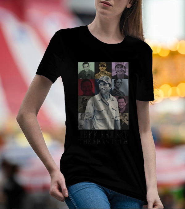 Jeff Probst The Eras Tour Multicolor Photo Collage T-Shirt