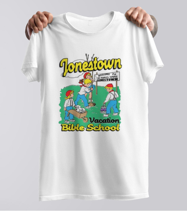 Jonestown Welcome To The People's Temple Vacation Bible School T-Shirt