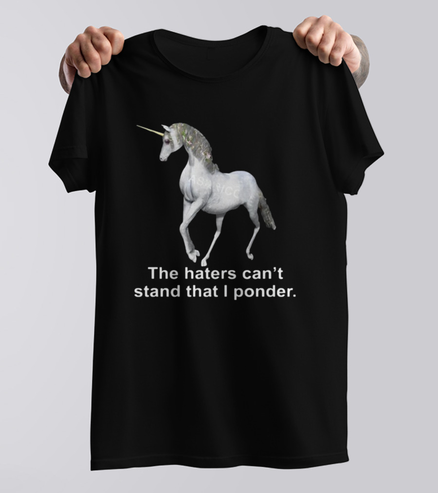 The Haters Can't Stand That I Ponder Unicorn T-Shirt