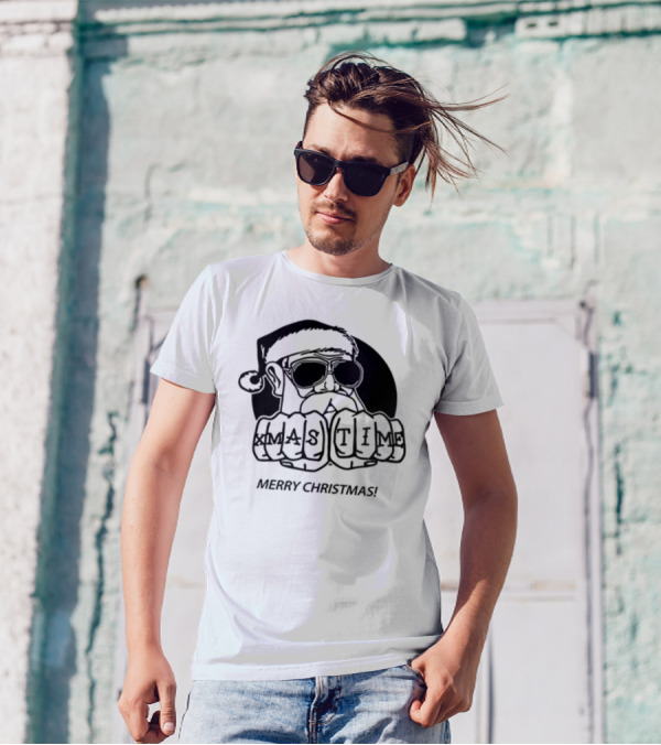 Santa Claus Xmas Time Merry Christmas T-Shirt