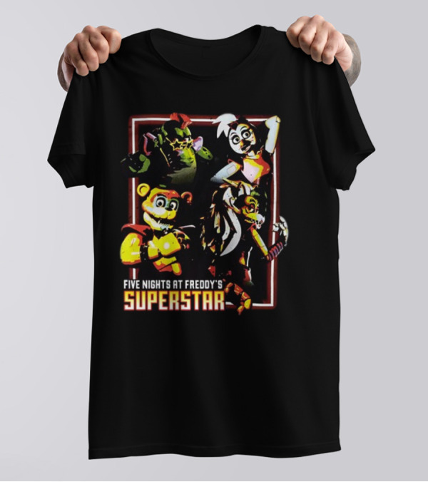 Five Nights At Freddy's Superstar Characters T-Shirt