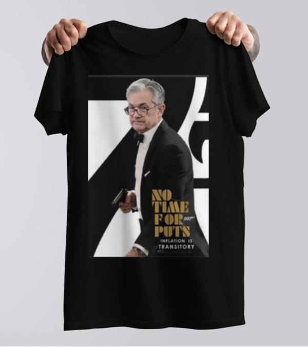 No Time For Puts 007 Inflation Is Transitory James Bond T-Shirt